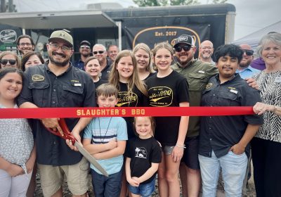 Slaughters BBQ Ribbon-Cutting